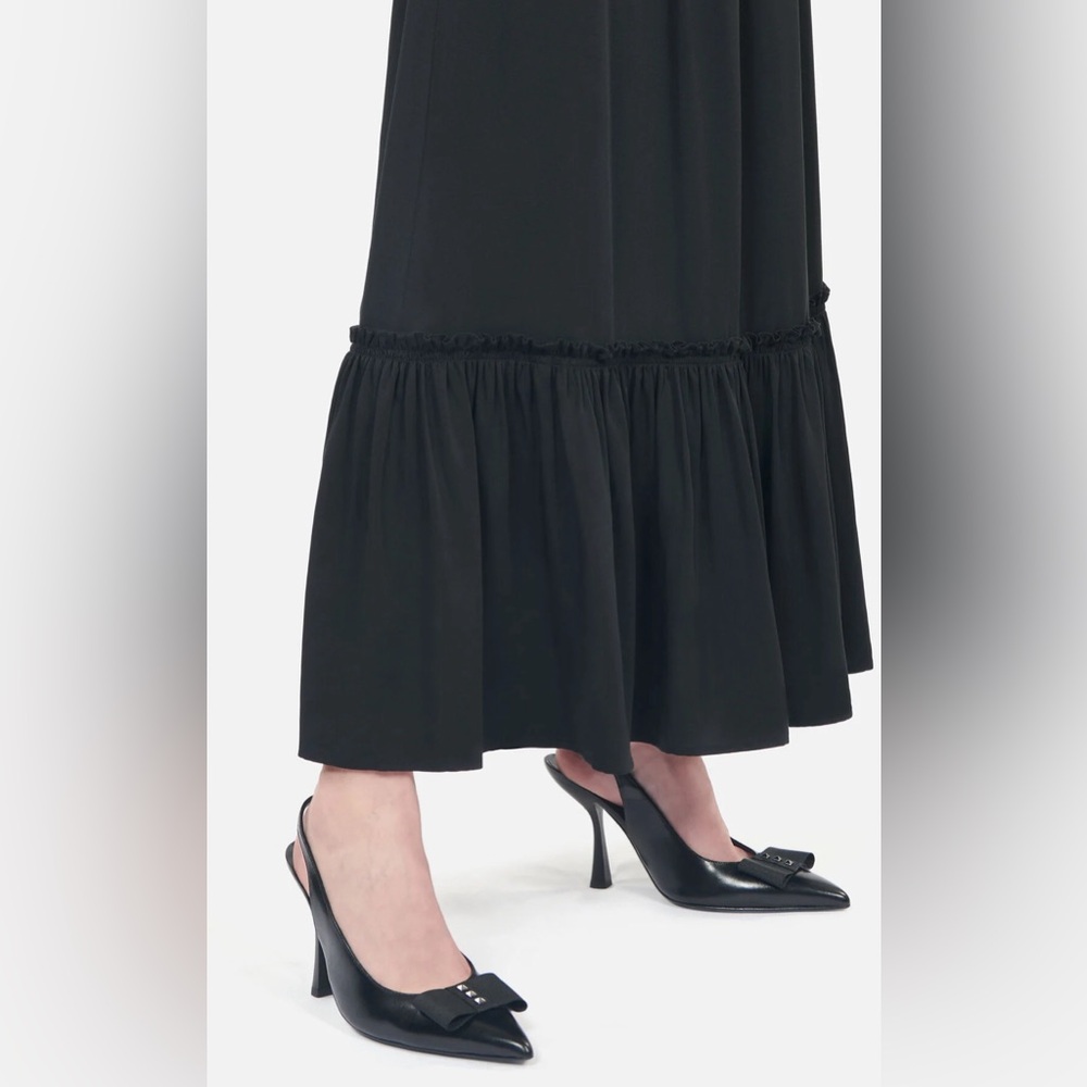 The Kooples Black Leather Pointy Toe Studded Sling Back Sz 40 NIB SIZE 9